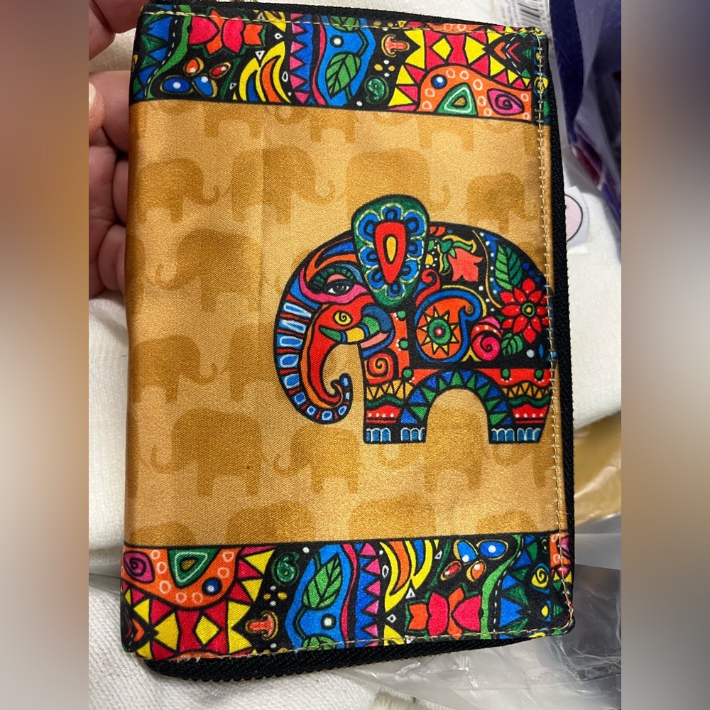 Source Unknown Multicolor Elephant Print Bag - image 1